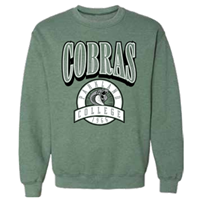 College House Cobras Pc 1966 Green Crew Sweatshirt