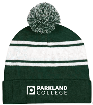Neil Ent Green/White Pom Beanie