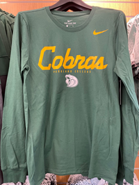 Nike Ls Tee Core Cursive Green